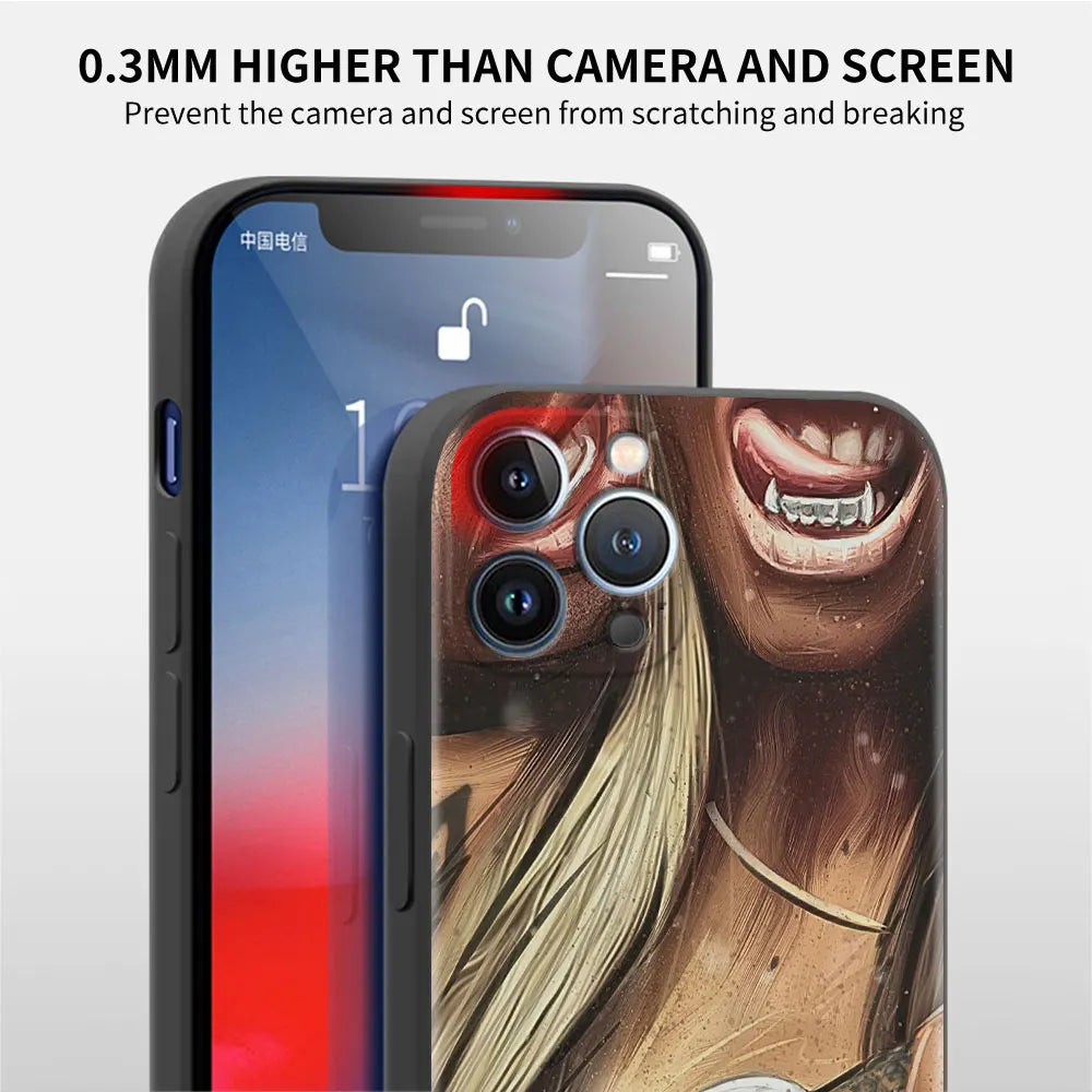 Apple iPhone Bad B Lolipop Silicone Case