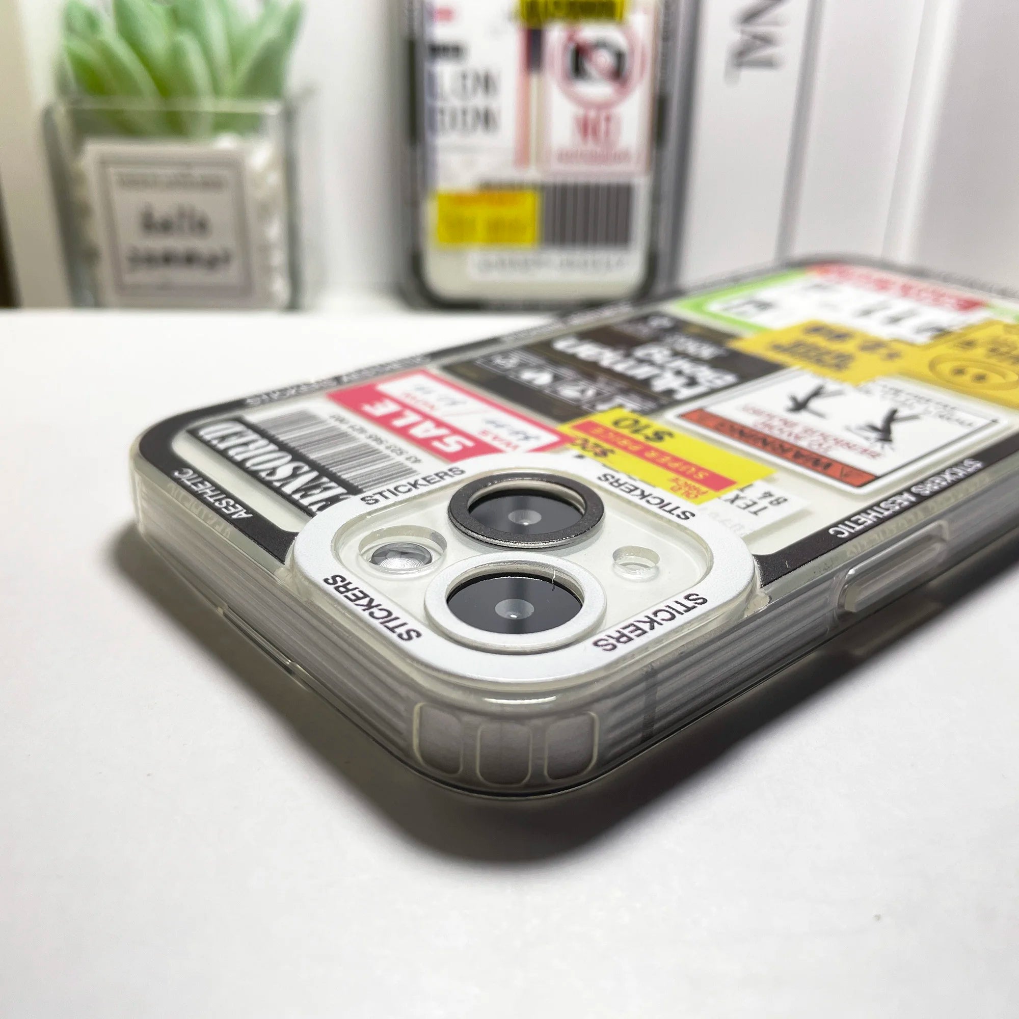 Apple iPhone Stickers 3 Silicone Case