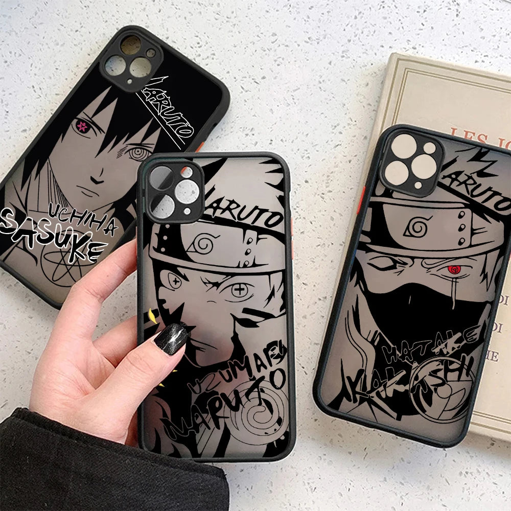 Apple iPhone Uchiha Sasuke Rinne Silicone Case