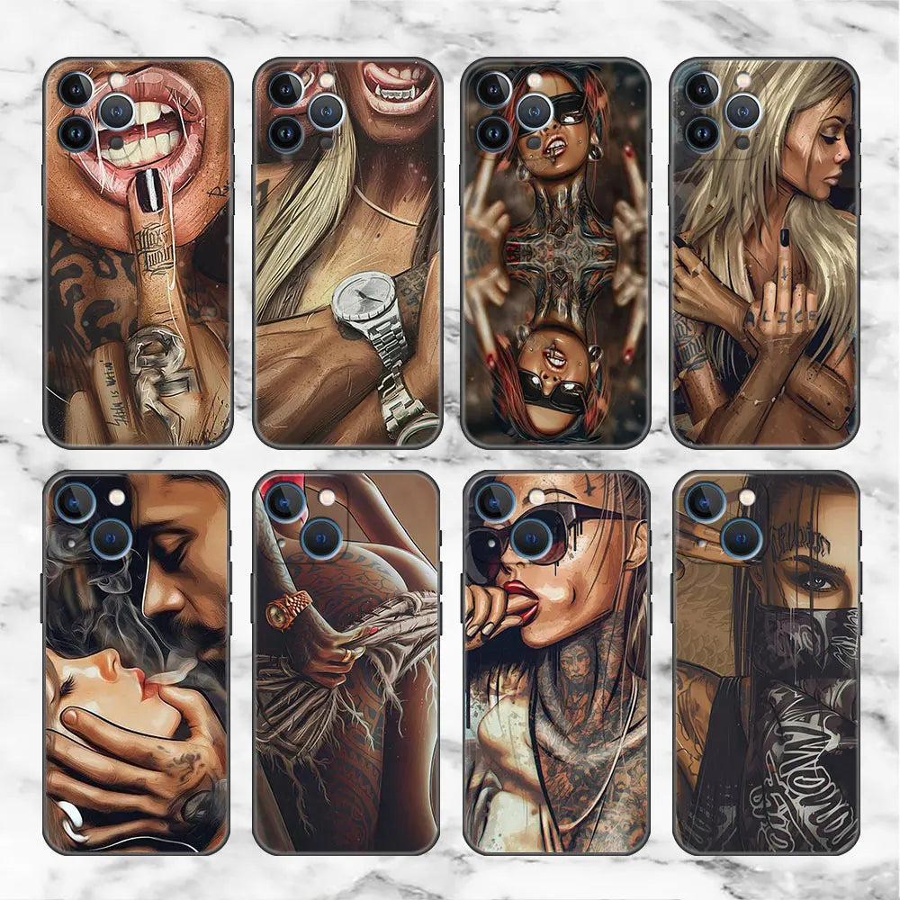 Apple iPhone Bad B Lips Silicone Case