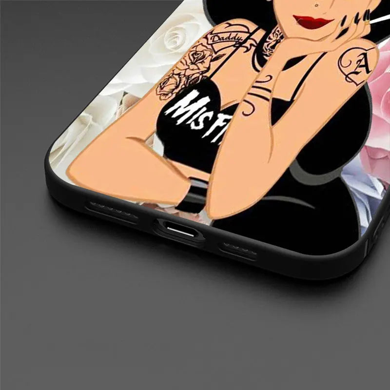 Apple iPhone Bad Princess Tiana & Friends Silicone Case