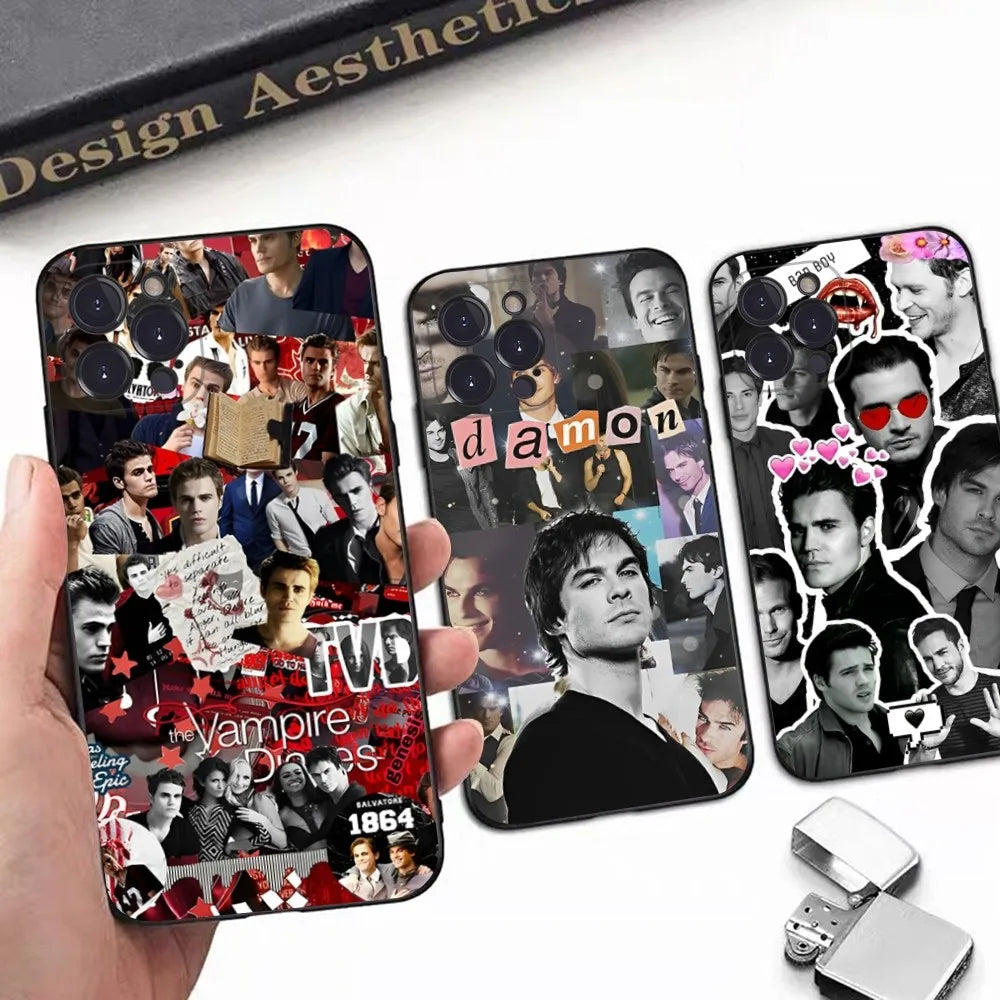 Apple iPhone Vampire Diaries Damon 2 Silicone Case