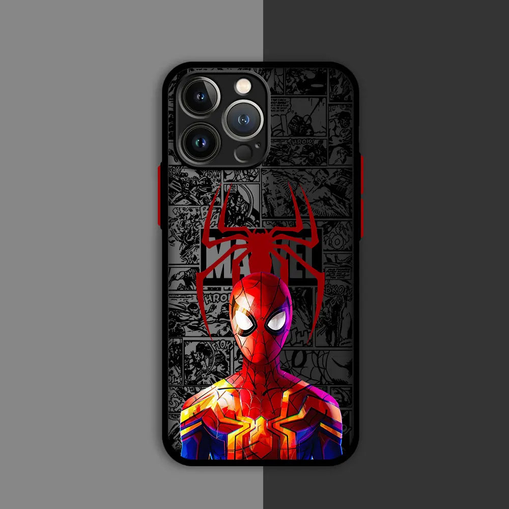 Apple iPhone Spiderman Miles & Gwenpool Silicone Case