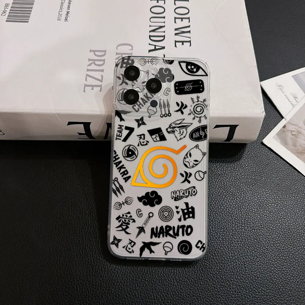 Apple iPhone Konoha White Silicone Case