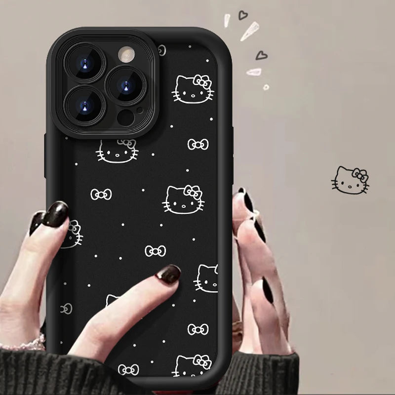 Apple iPhone Hello Kitty w/ Mirror Silicone Case