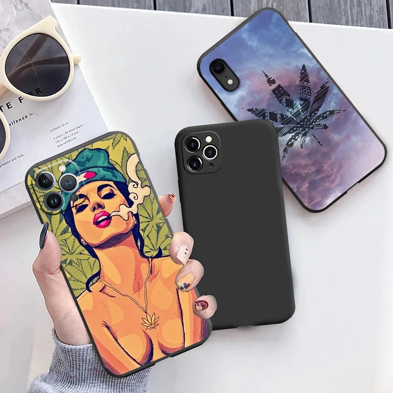 Apple iPhone Stoner Babe Silicone Case