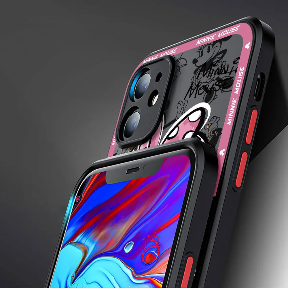 Apple iPhone Mickey & Minnie Peace Silicone Case