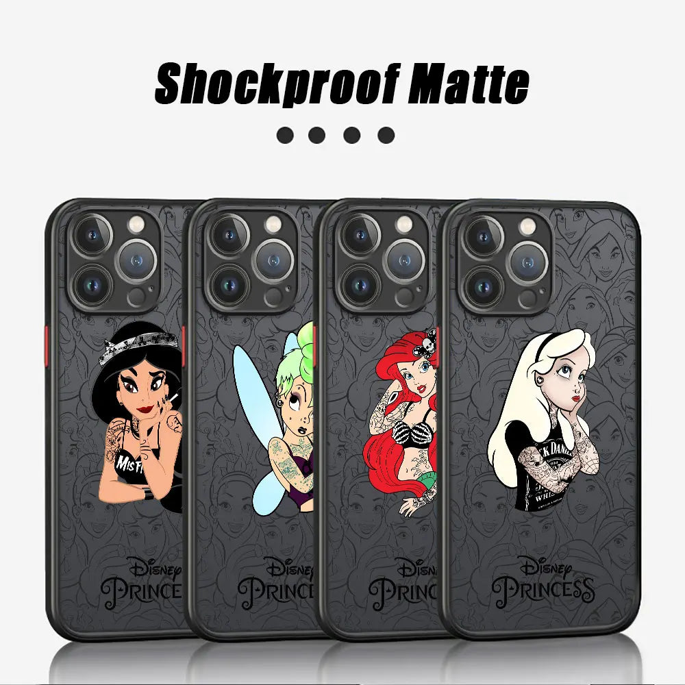 Apple iPhone Tatted Tinkerbell & Friends Luxury Silicone Case