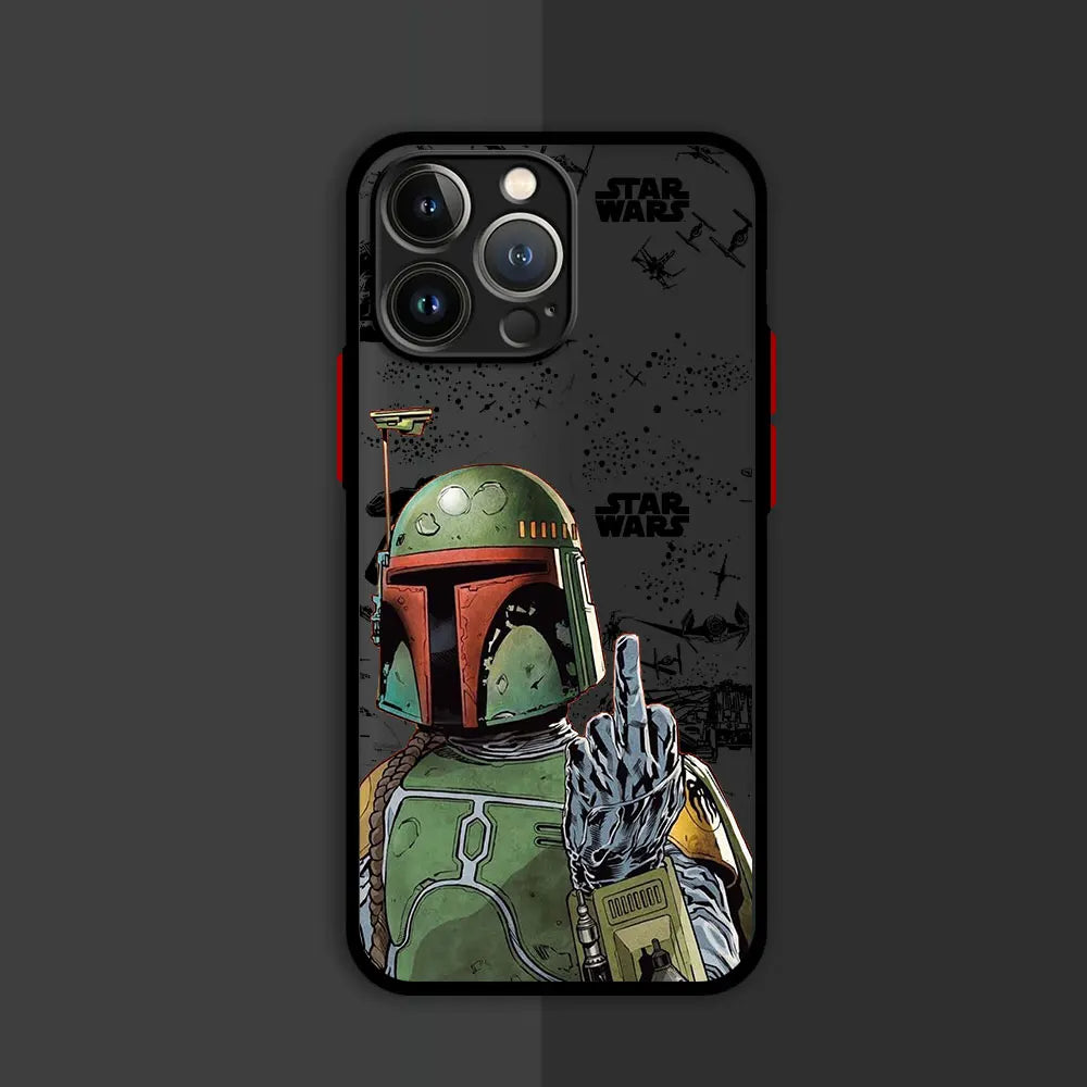 Apple iPhone Vader & Bobba Finger Silicone Case