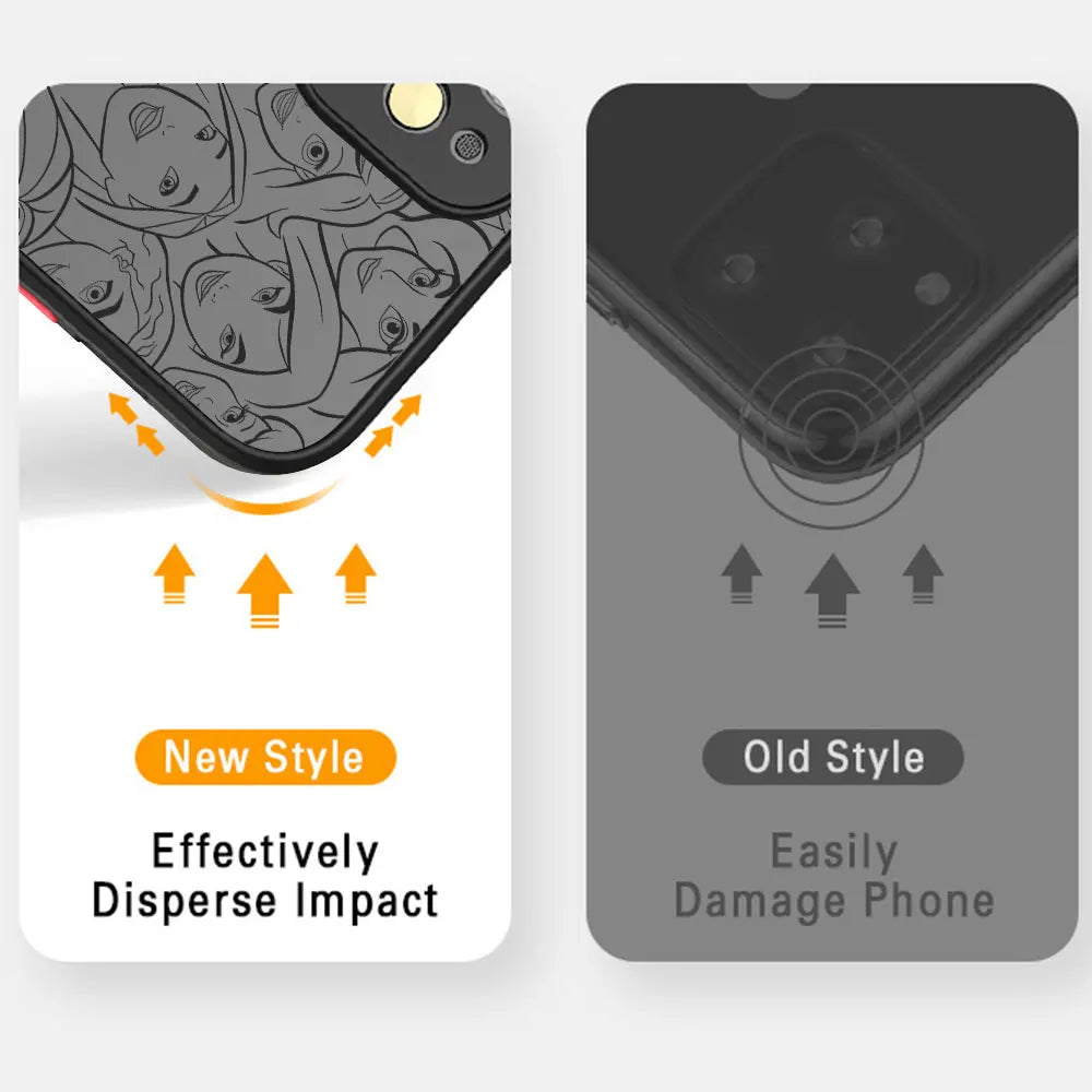 Apple iPhone Bad Tinkerbell & Friends Luxury Silicone Case