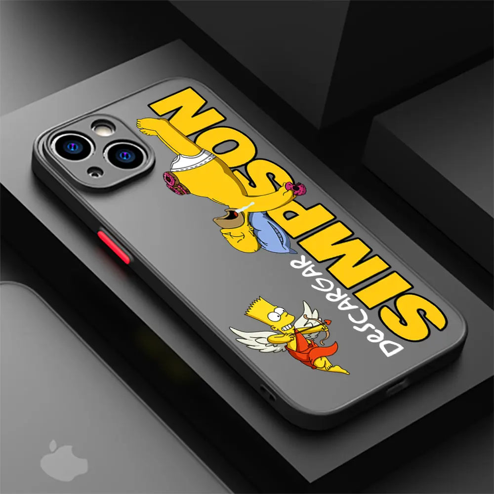 Apple iPhone Simpsons Cowabunga Silicone Case