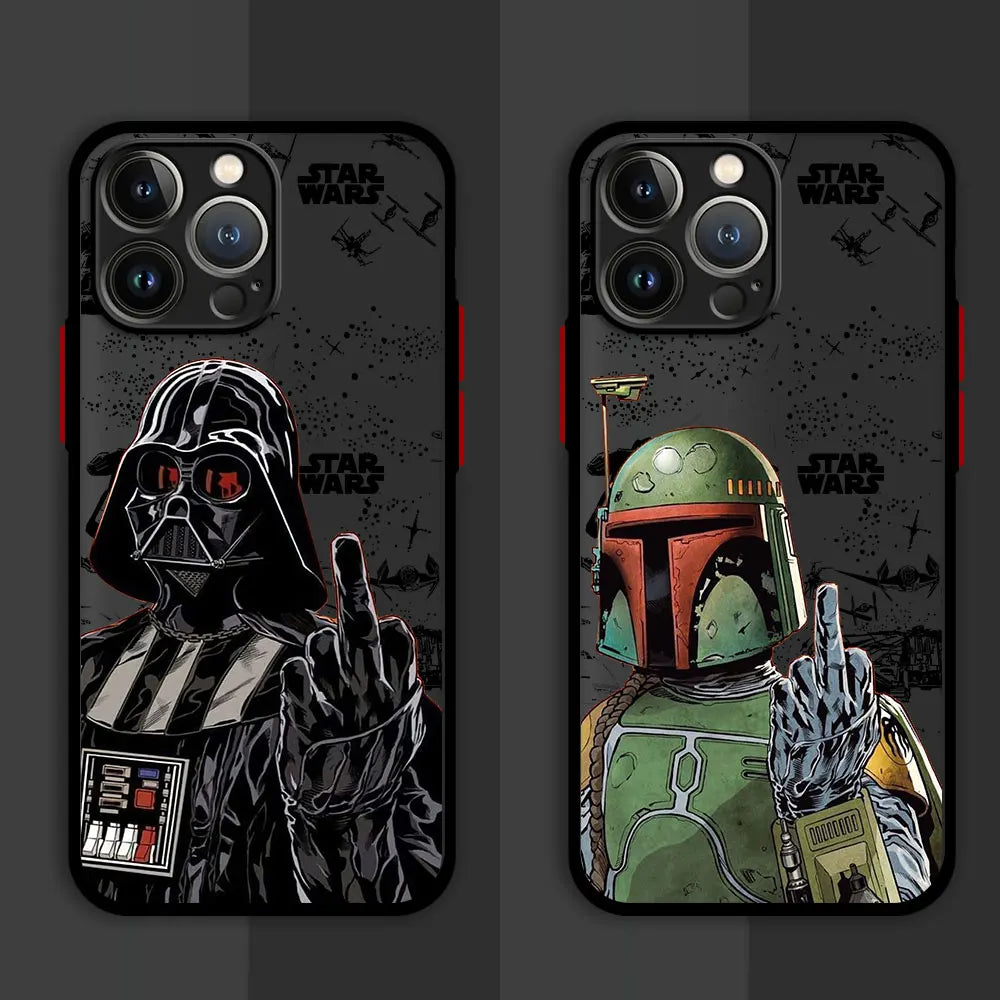 Apple iPhone Vader & Bobba Finger Silicone Case
