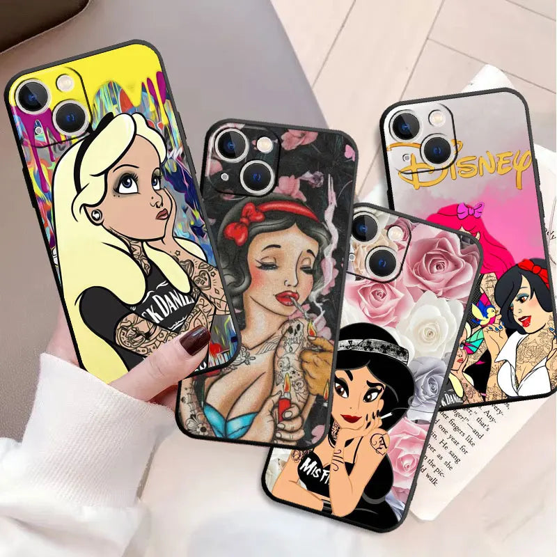 Apple iPhone Bad Princess Tiana & Friends Silicone Case