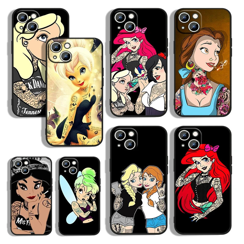 Apple iPhone Bad Princess Alice & Jasmine Silicone Case