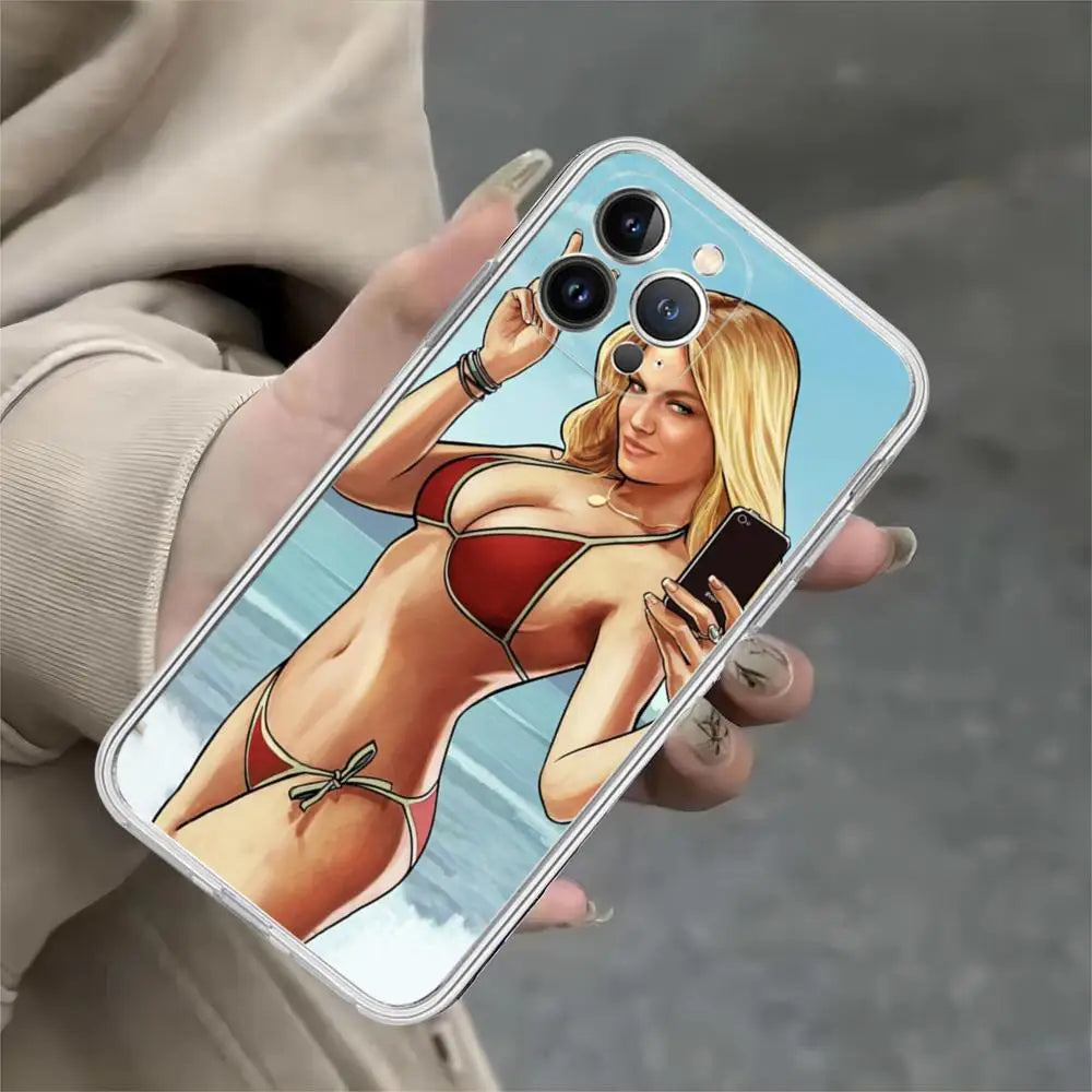 Apple iPhone GTA V Silicone Case