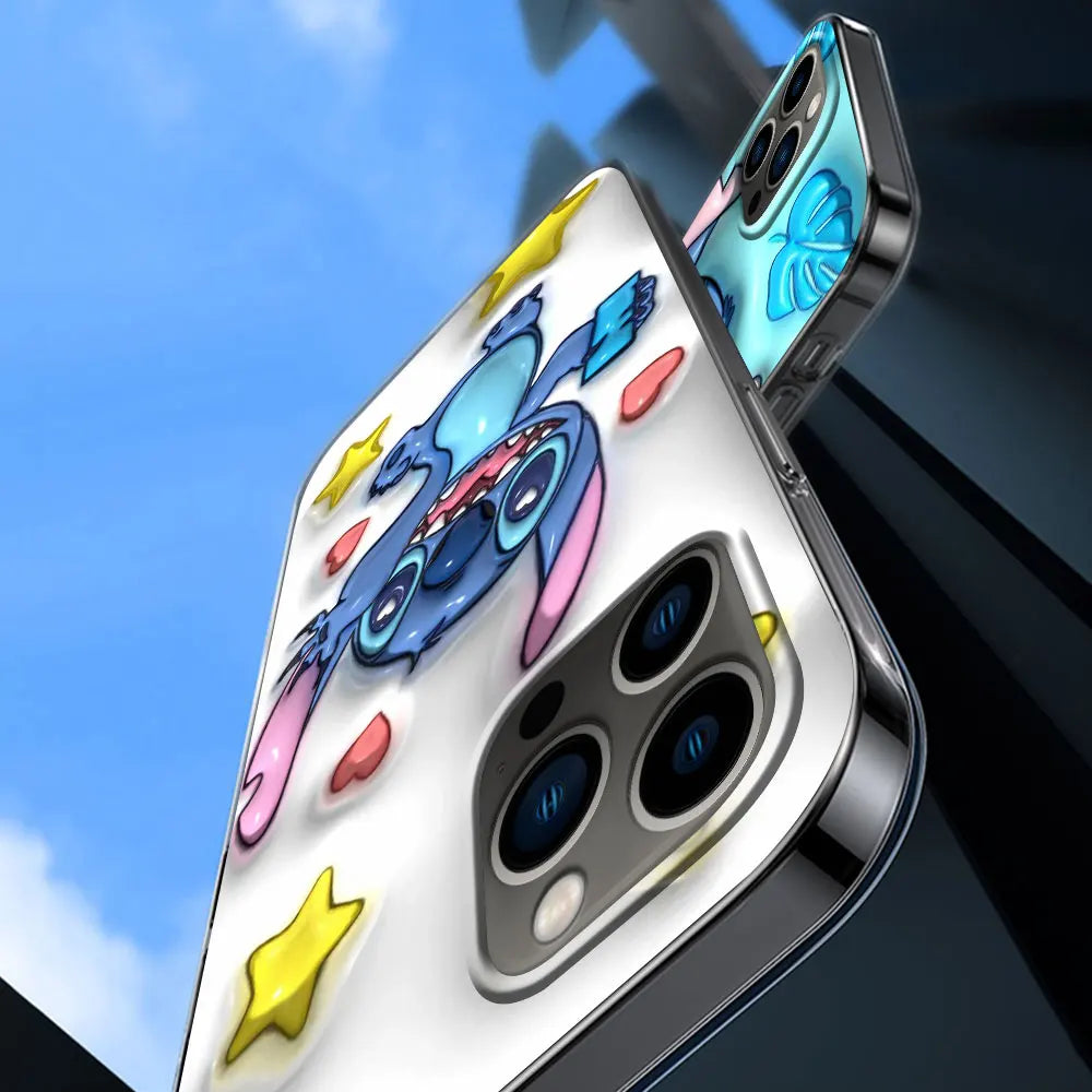 Apple iPhone Stitch Be Happy Silicone Case