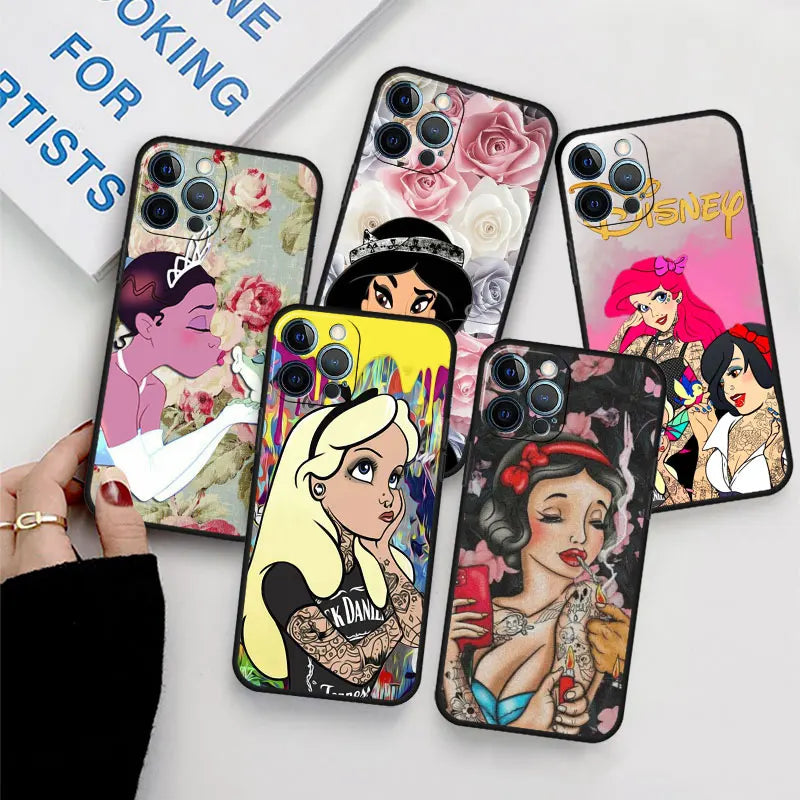 Apple iPhone Bad Princess Alice & Snow White Silicone Case