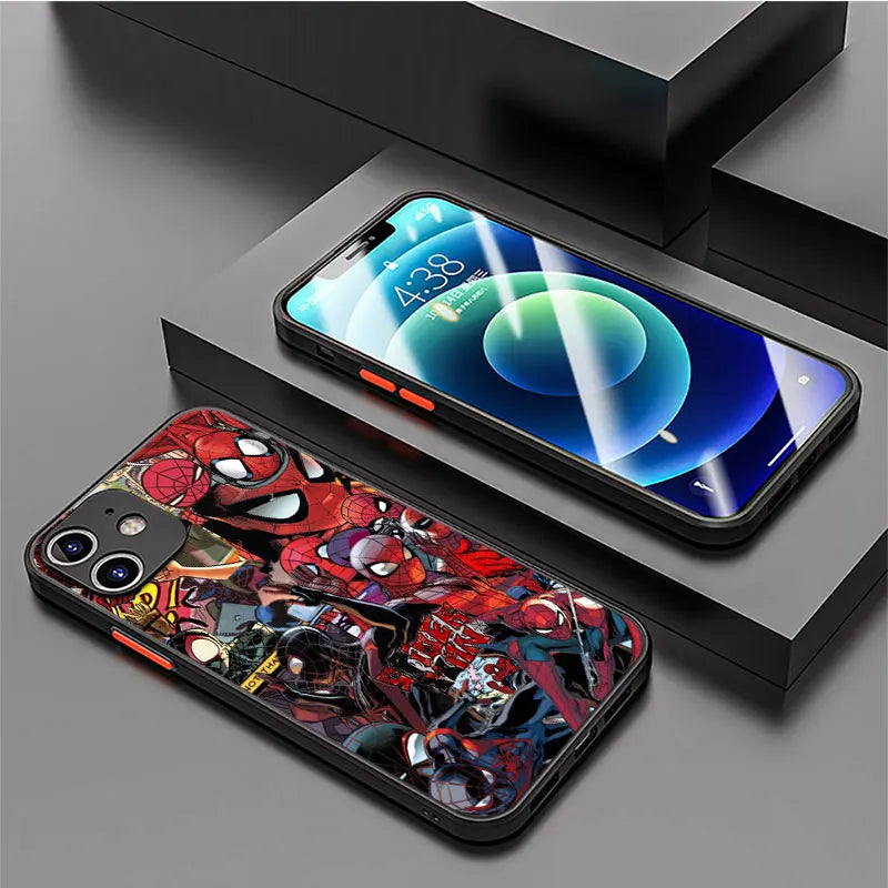 Apple iPhone Spiderman Black Suit Silicone Case