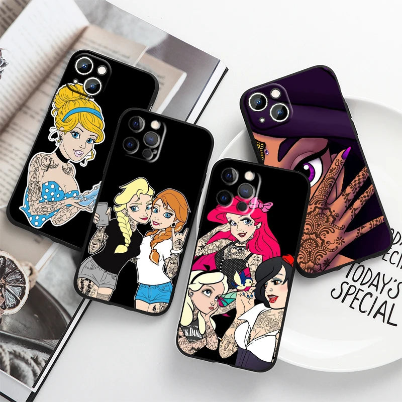 Apple iPhone Elsa & Snow White Silicone Case