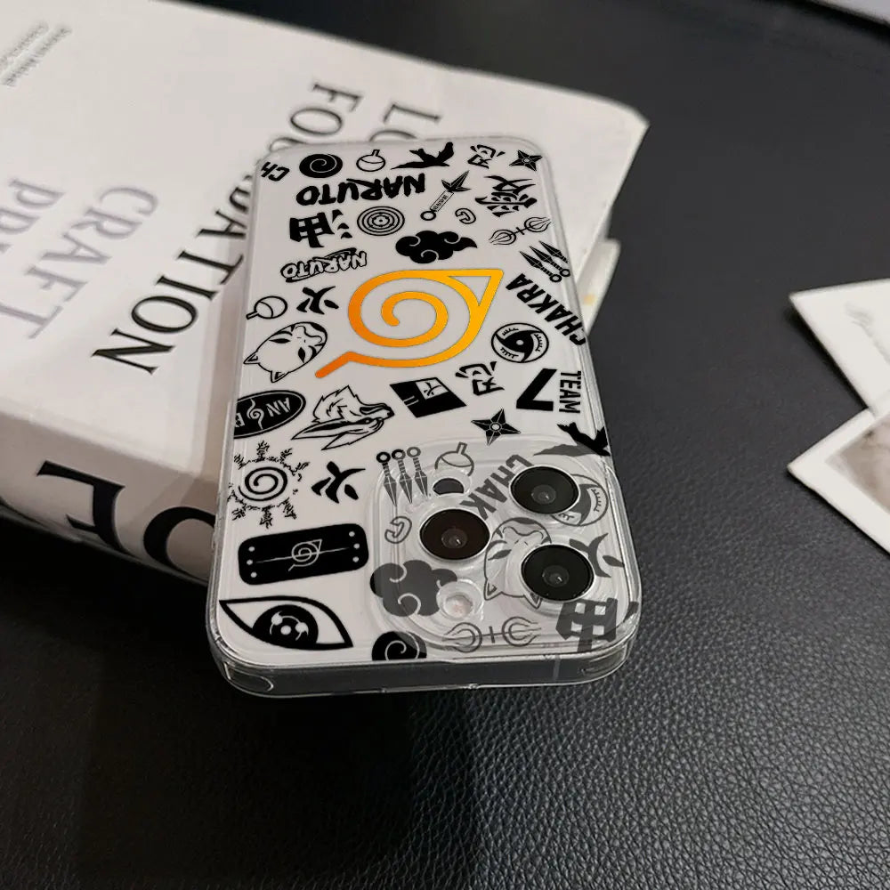 Apple iPhone Konoha White Silicone Case