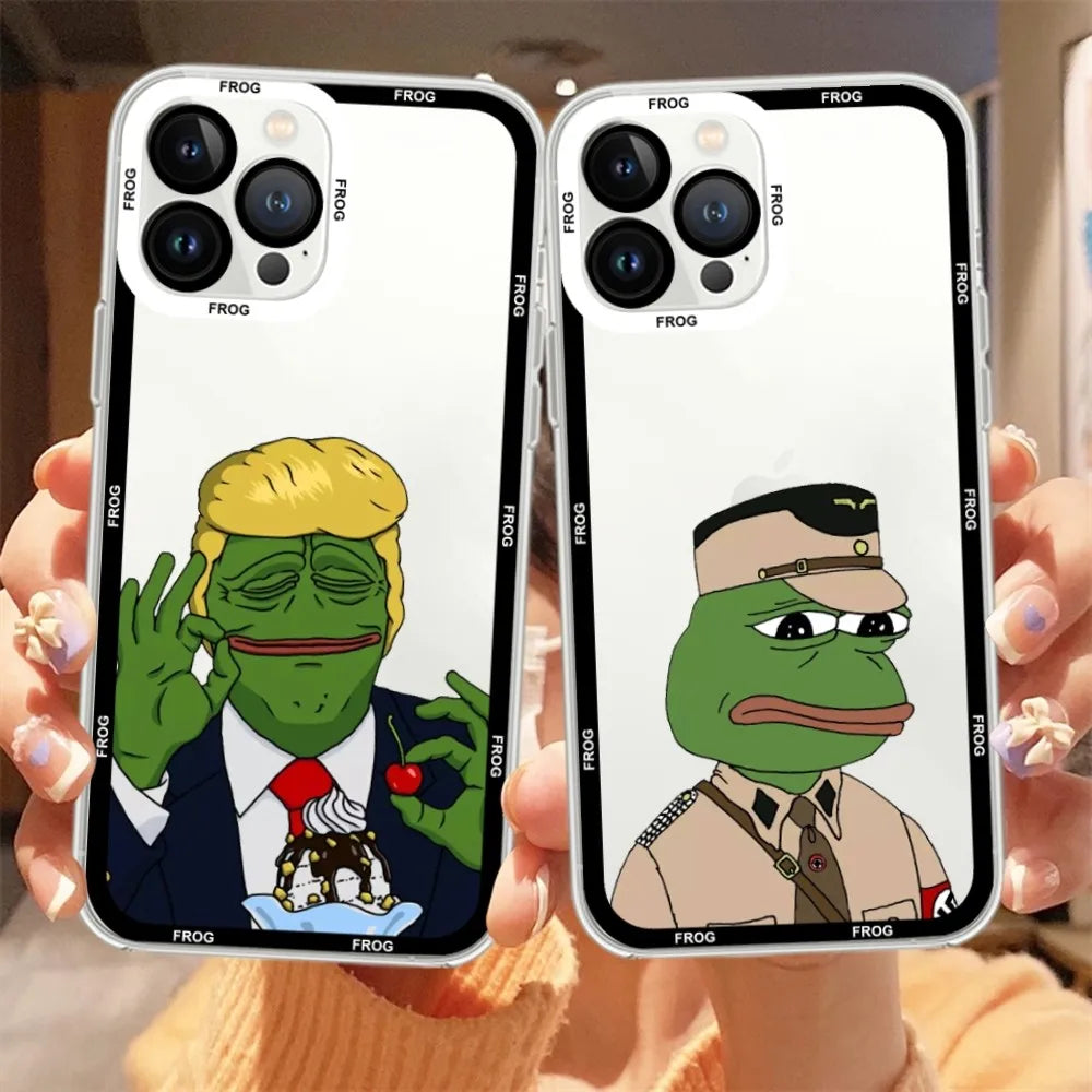 Apple iPhone Trump Pepe Luxury Silicone Case
