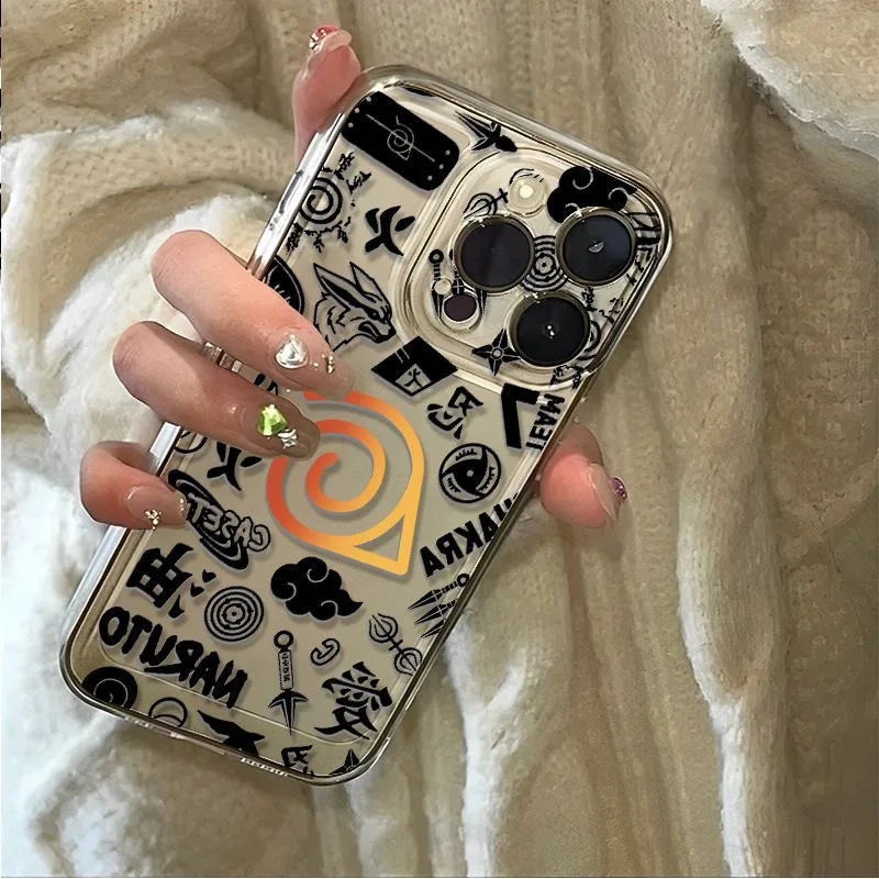 Apple iPhone Konoha White Silicone Case