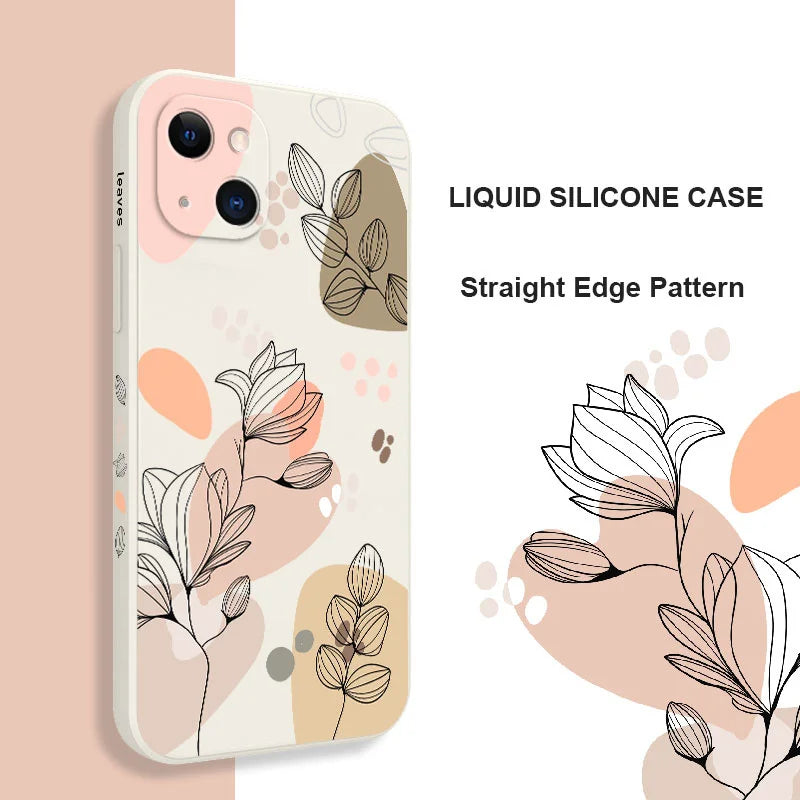 Apple iPhone Floral Silicone Case