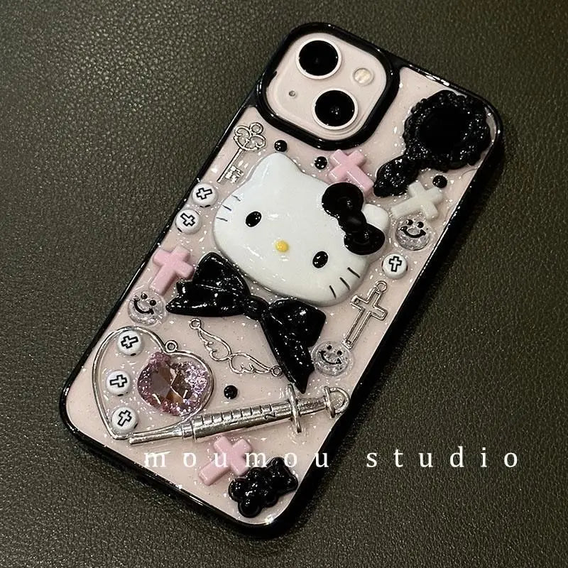 Apple iPhone Hello Kitty Cross Silicone Case