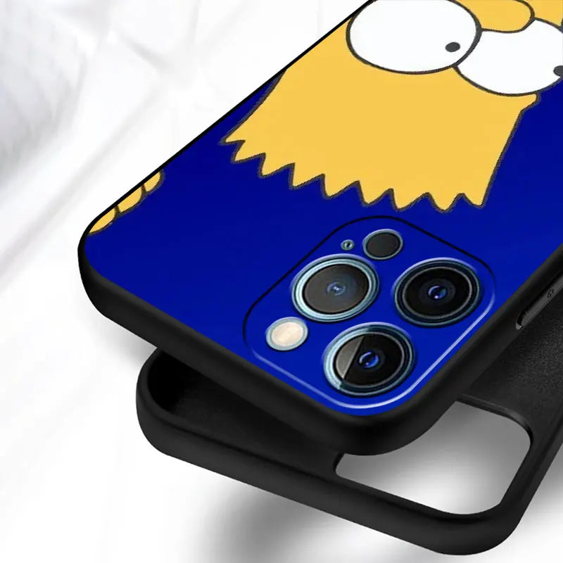 Apple iPhone Bart Simpson Perc Silicone Case