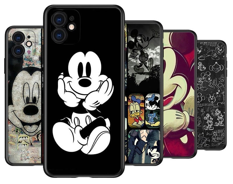 Apple iPhone Mickey Mouse Smile Silicone Case