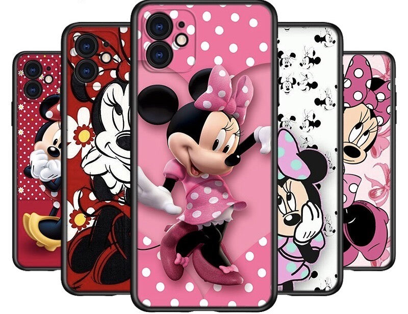 Apple iPhone Minnie Mouse Polka Silicone Case
