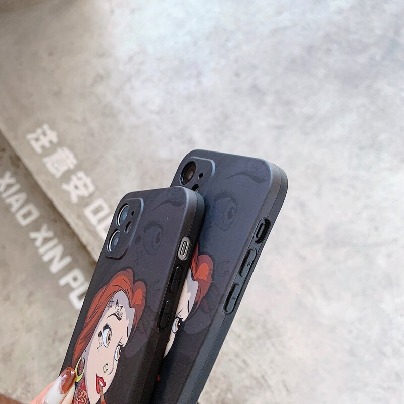 Apple iPhone Belle B&TB Tattoo Matte Silicone Case