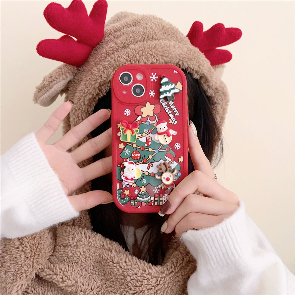 Apple iPhone Merry Christmas Silicone Case