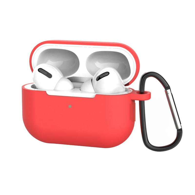 Apple Airpods Pro Red Set A Silicone Case