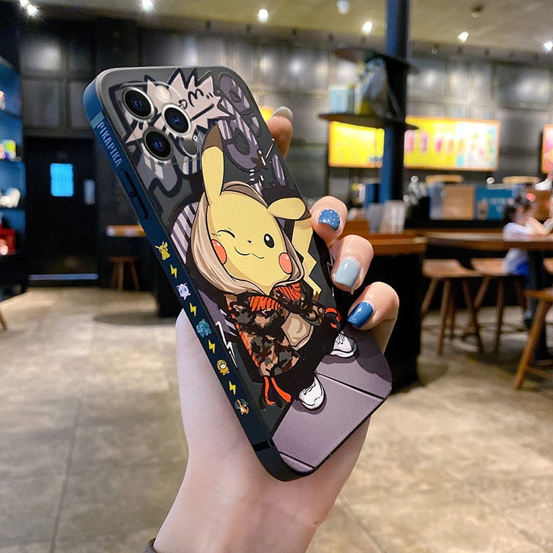 Apple iPhone Pikachu Drip Silicone Shell Case