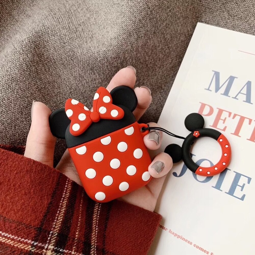 Apple Airpods Minnie Keyring Silicone Case