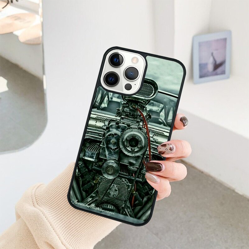 Apple iPhone Car Engine 2 Hard Silicone Case