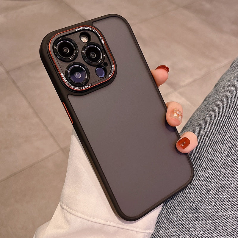 Apple iPhone Luxury Frosted Matte Soft Silicone Case