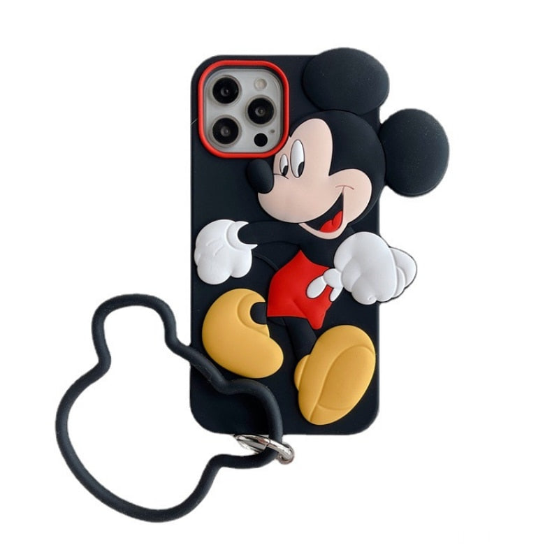 Apple iPhone Mickey Mouse 3D Soft Silicone Shell Case