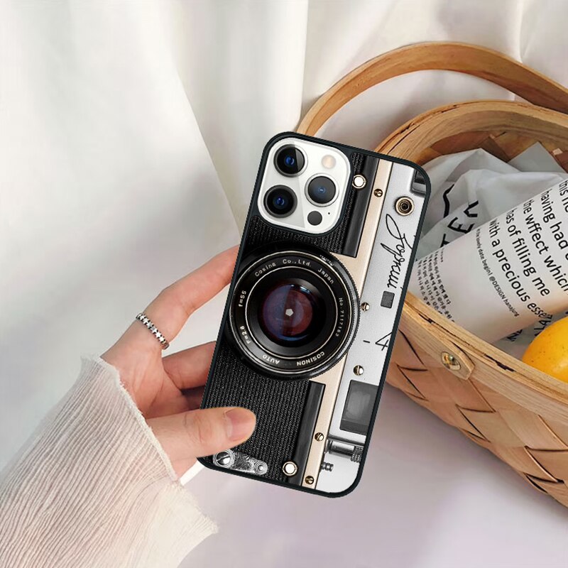 Apple iPhone Retro Camera 3 Silicone Case