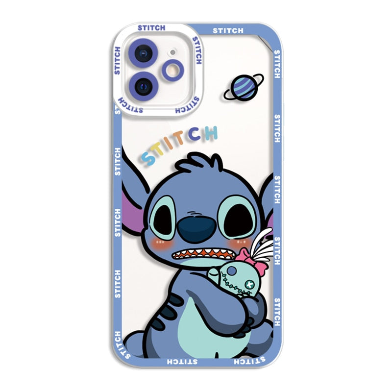 Apple iPhone Stitch Emotional Hard Silicone Case