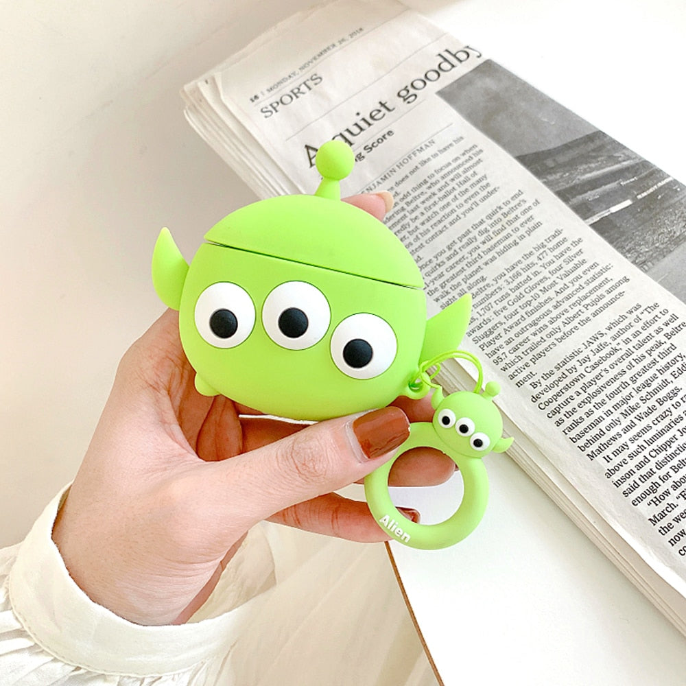 Apple Airpods Pro Alien Keyring Silicone Case