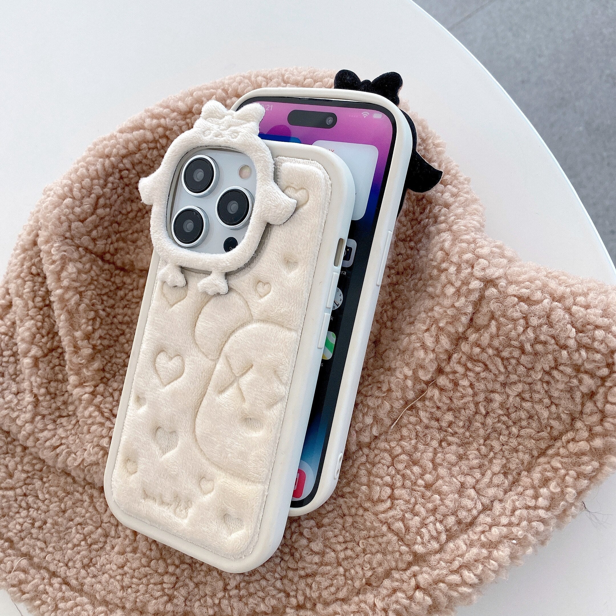 Apple iPhone Bear & Bird Luxury Shockproof Case