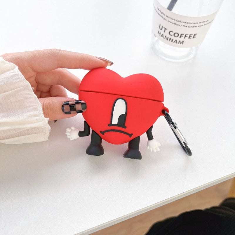 Apple Airpods Pro Bad Bunny Heart Case
