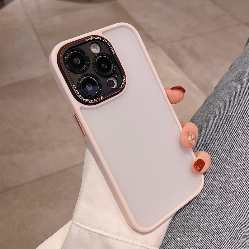 Apple iPhone Luxury Frosted Matte Soft Silicone Case