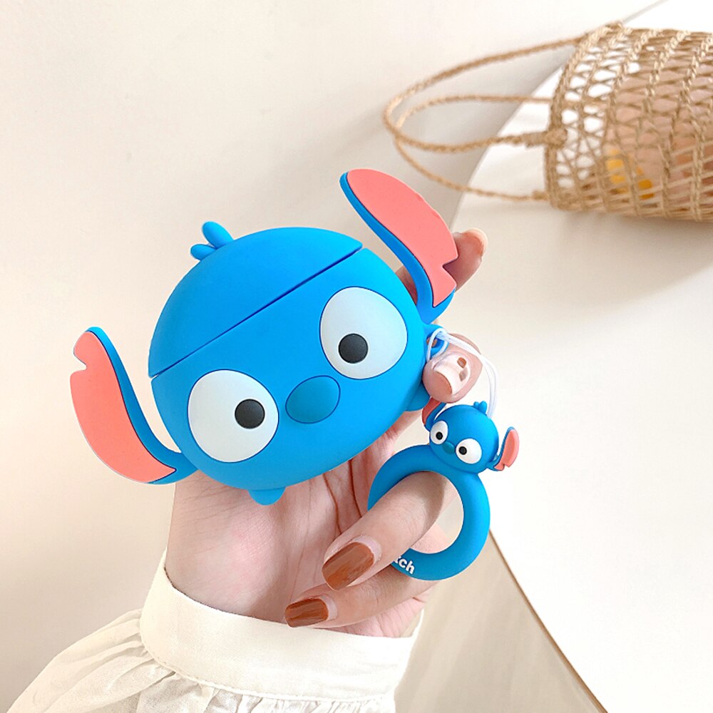 Apple Airpods Pro Goofy Stitch Keyring Silicone Case