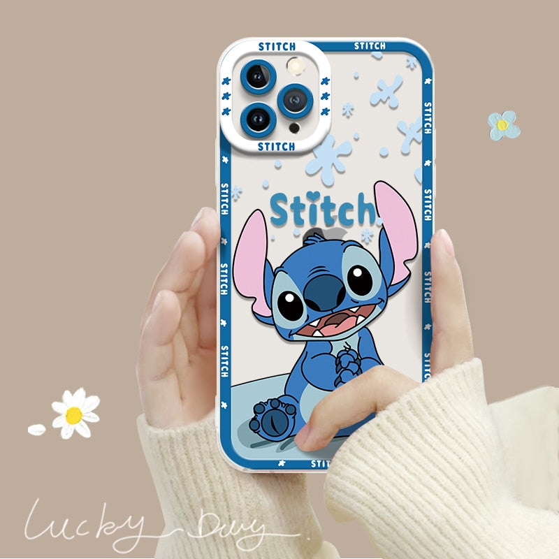 Apple iPhone Stitch Emotional Hard Silicone Case