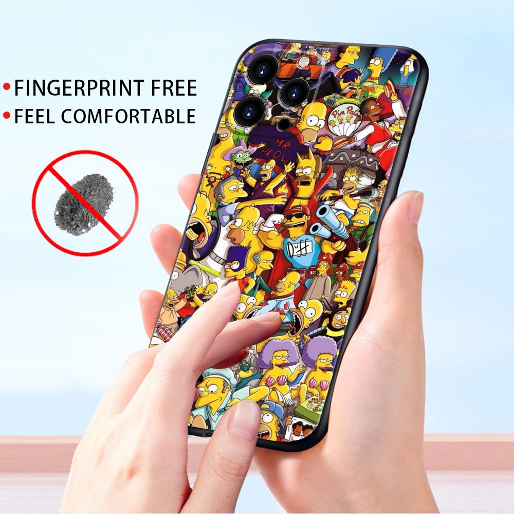 Apple iPhone Bart Simpson Slingshot Hard Silicone Case