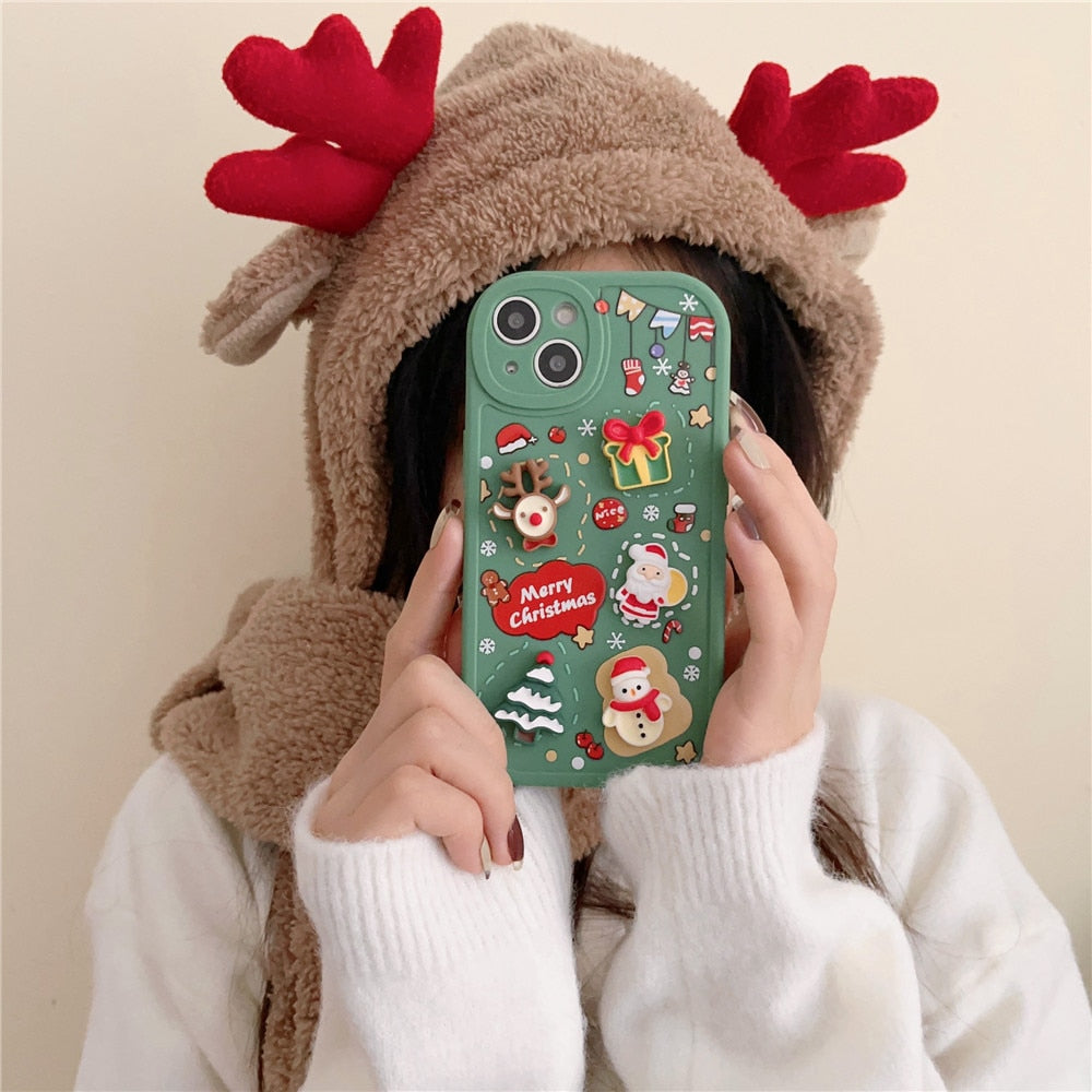 Apple iPhone Merry Christmas Silicone Case