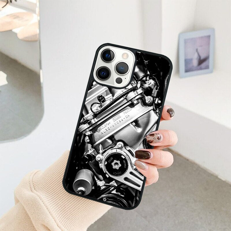Apple iPhone Car Engine 4 Hard Silicone Case